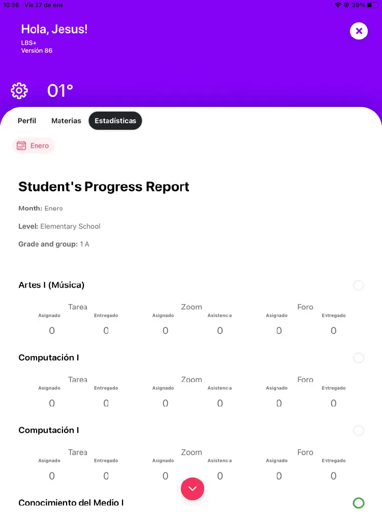 LBS+ App Interface